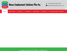 Tablet Screenshot of nexusemployment.com